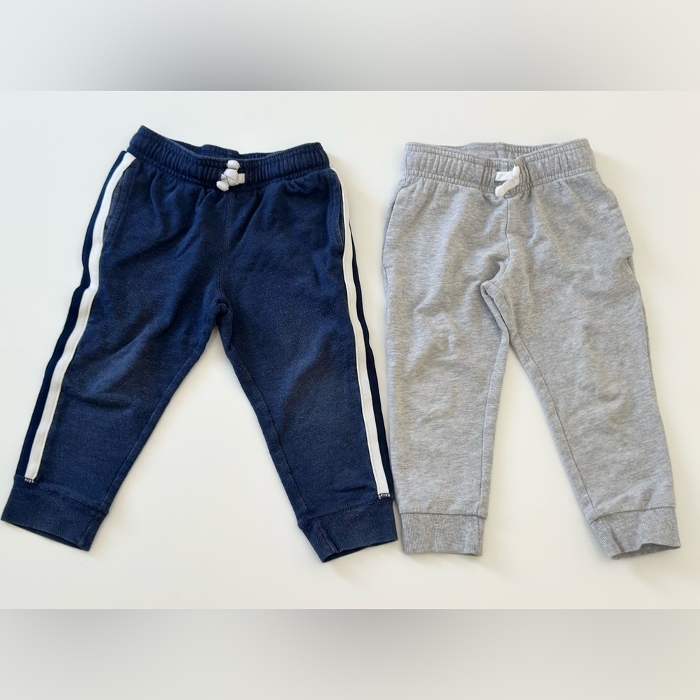 Carter’s Toddler Jogger Pants Set - Navy and Gray Size 3T